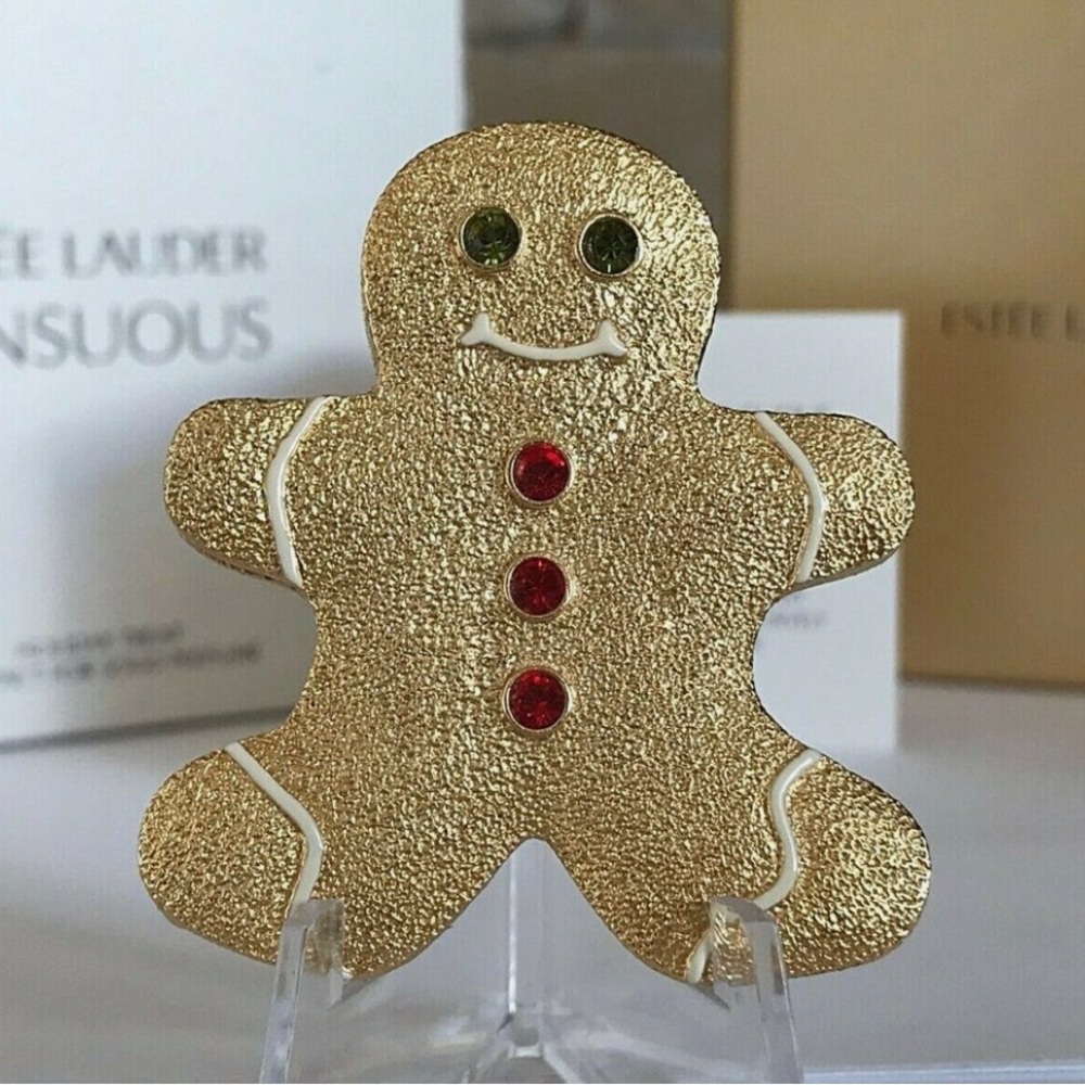 ESTEE LAUDER PARFUM COMPACT 2008 HOLIDAY TREAT MIB PAIN D'ÉPICE SENSUEL HOMME